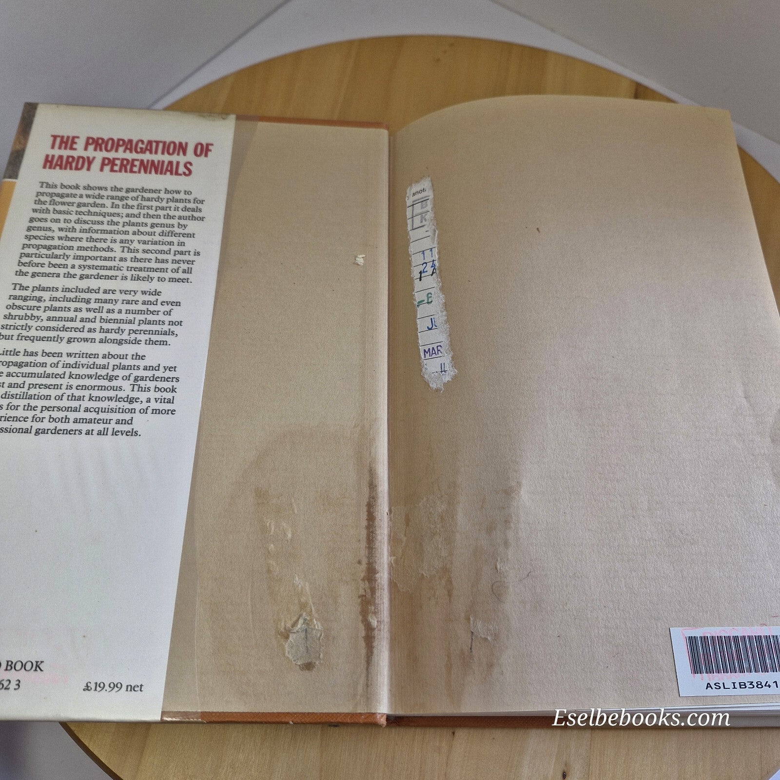 Flora: Propagation of Hardy Perennials By Richard Bird · 1993 - hardback with...