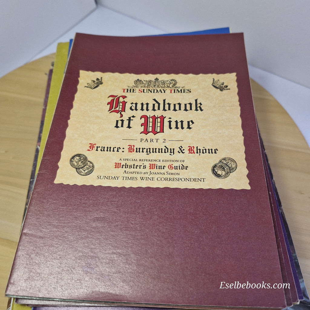 Vintage books/brochures about wine x 18 - paperbacks/hardbacks