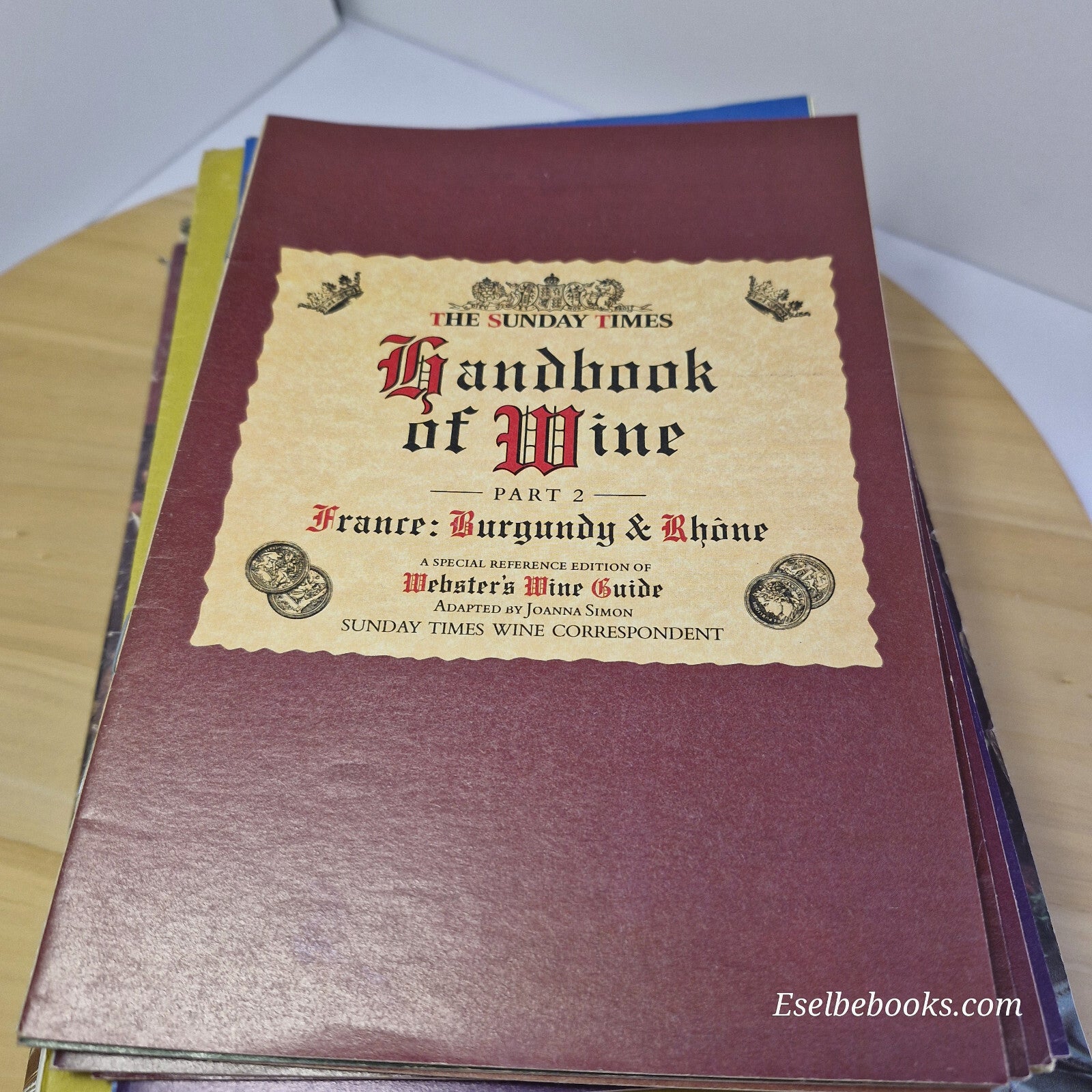 Vintage books/brochures about wine x 18 - paperbacks/hardbacks