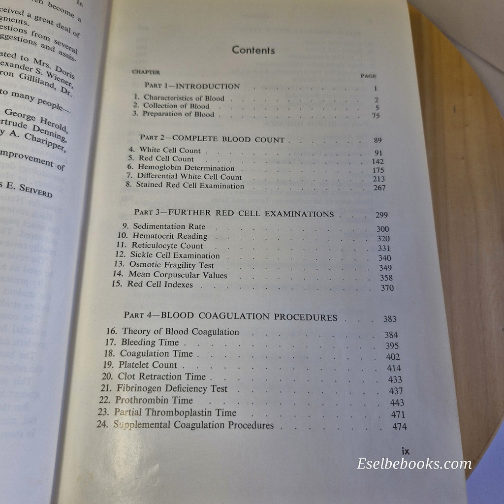 Hematology for Medical Technologists By Charles Edward Seiverd 4th edition - HB