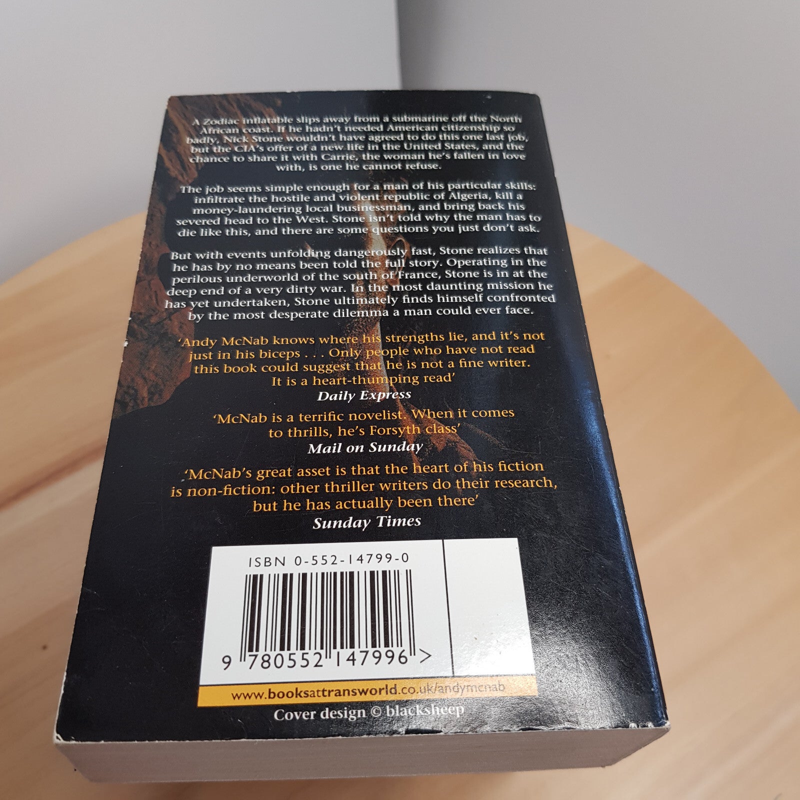 Bundle x 4 crime/thriller books by Allison Brennan; Andy McNab; Dick/Felix  F...