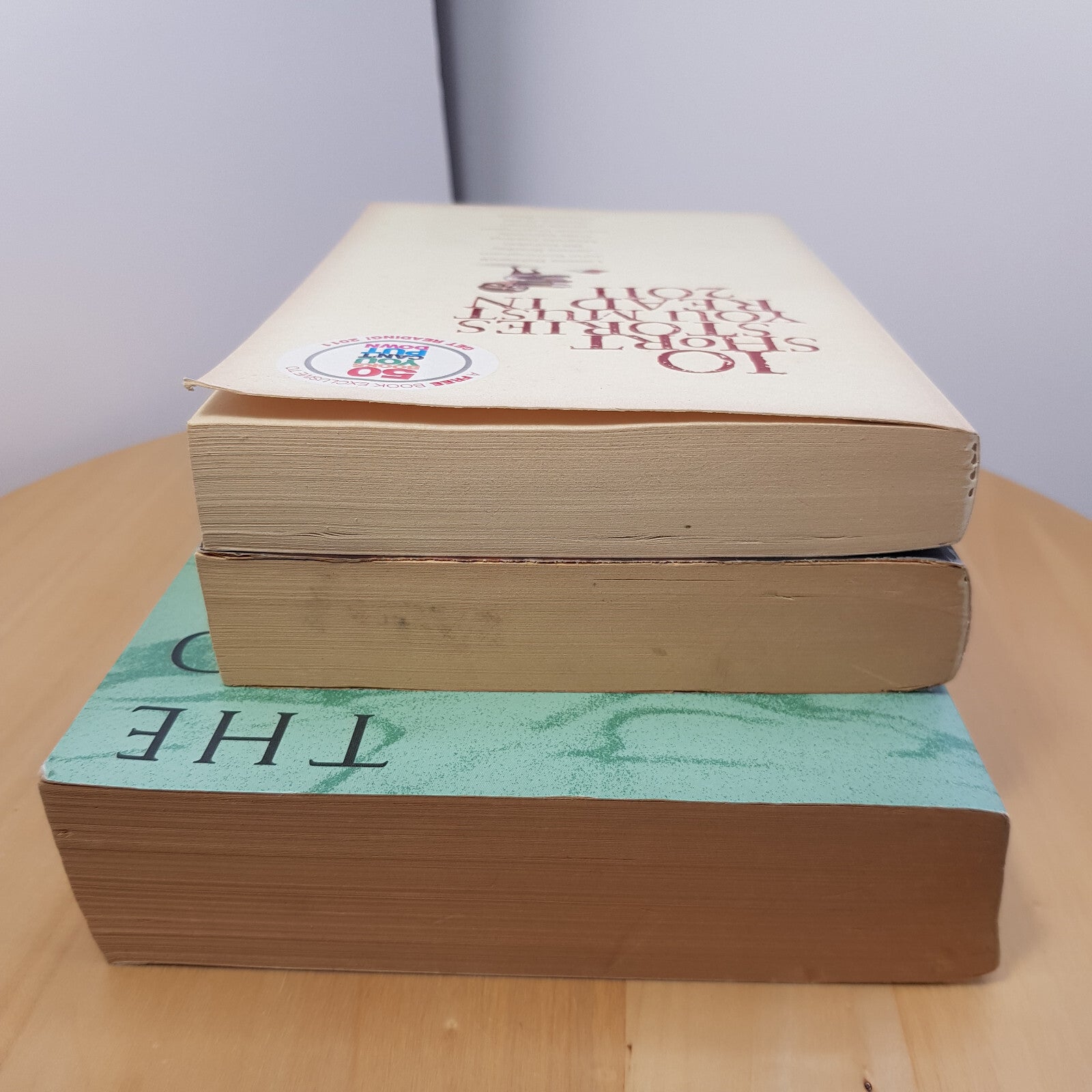 Bundle x 3 contemporary fiction paperbacks - The Broken Book/10 short stories...