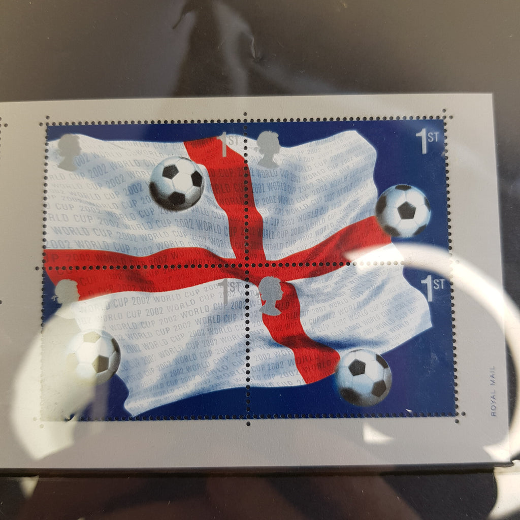 UK GB Royal Mail 2002 World Cup 2002 Korea/Japan set 4 stamps - unused
