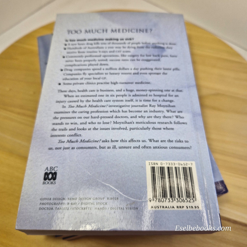 Too Much Medicine by Ray Moynihan (Paperback, 1998)