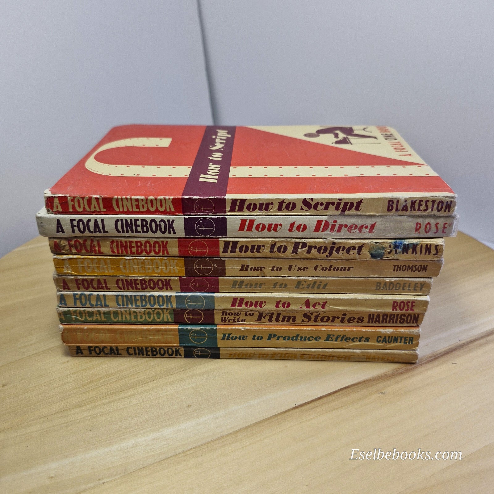 Focal Cinebook - how to guides - 8 paperbacks 1 hardback - vintage editions