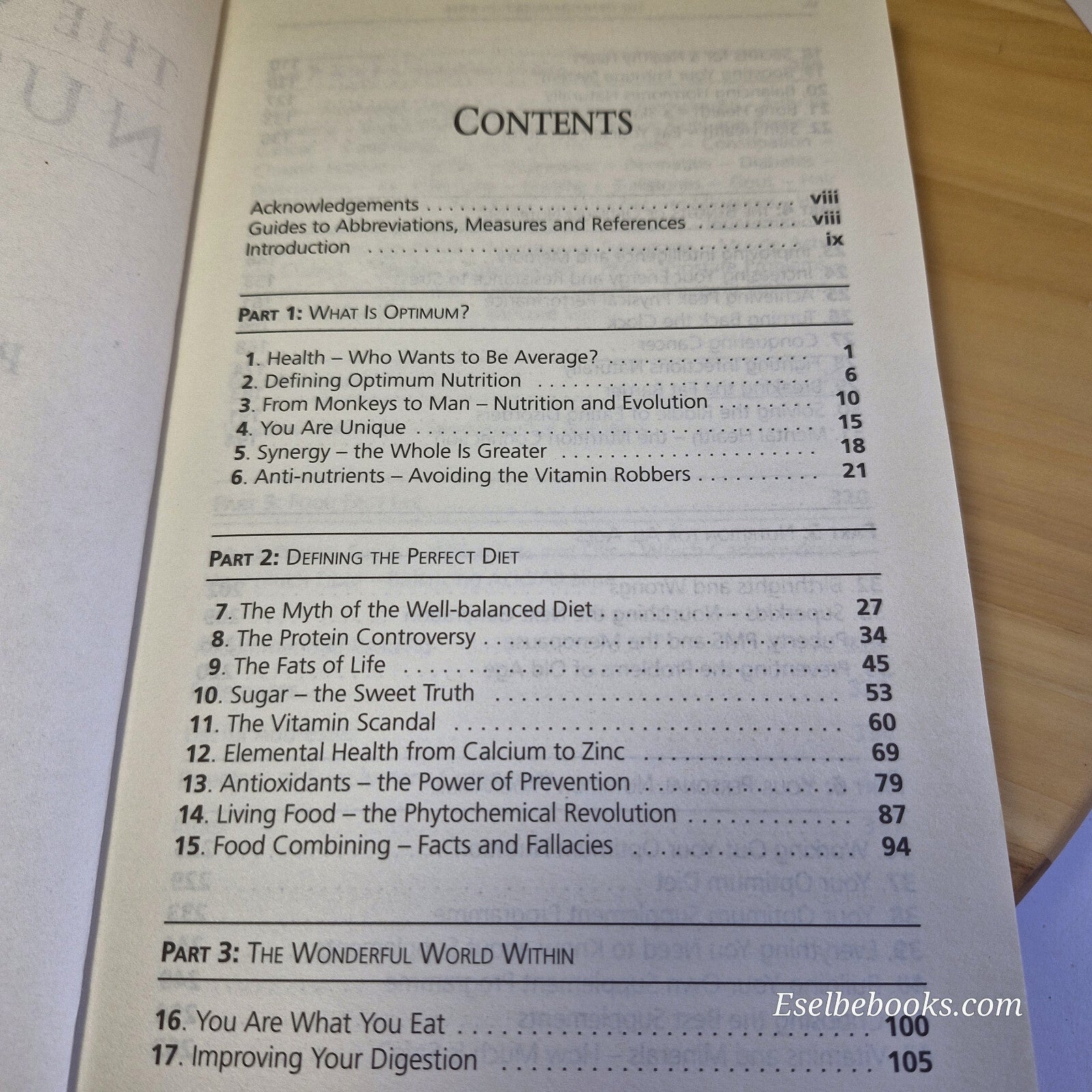 3 x nutrition/healthy eating/food knowledge books - paperbacks