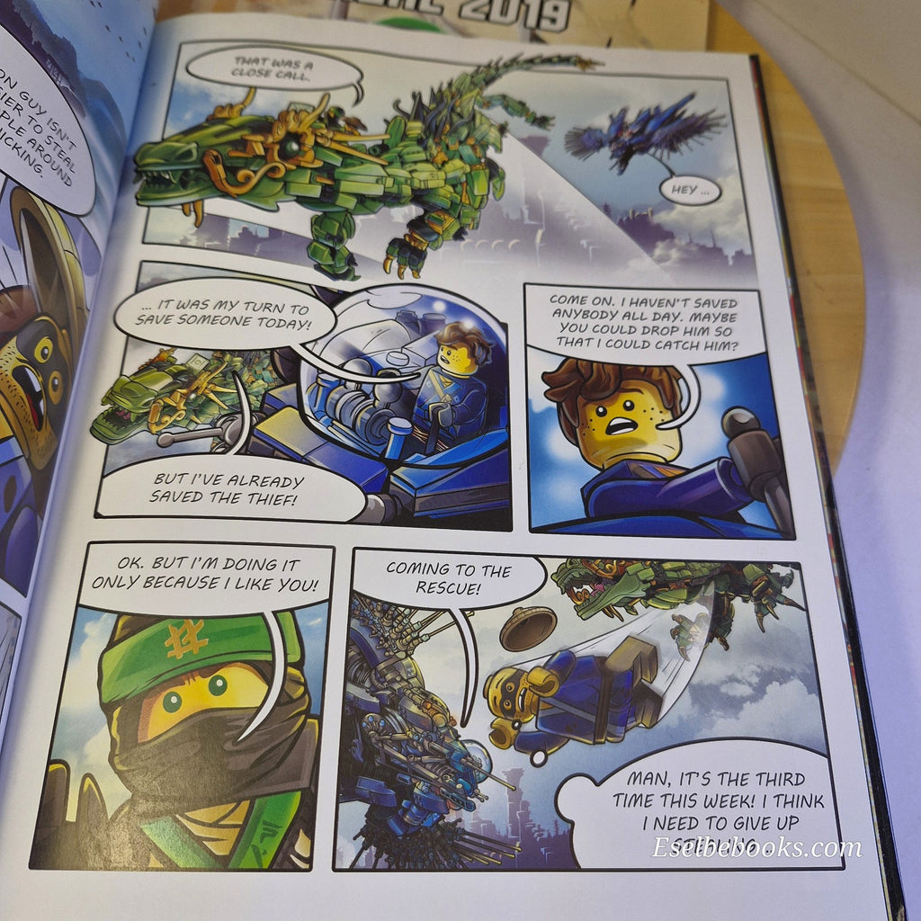 Lego Ninjago annuals 2018 & 2019 - hardbacks - NO mini figures