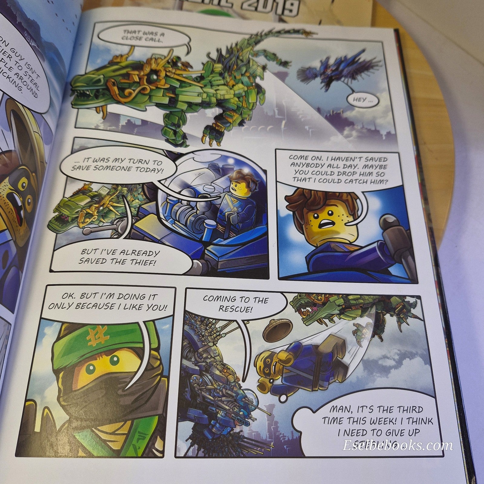 Lego Ninjago annuals 2018 & 2019 - hardbacks - NO mini figures
