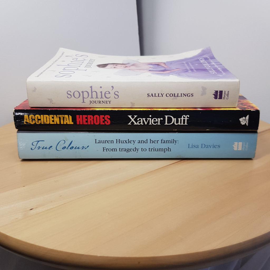 3 x Australian true stories - Sophie's Journey - Accidental Heroes & True Col...
