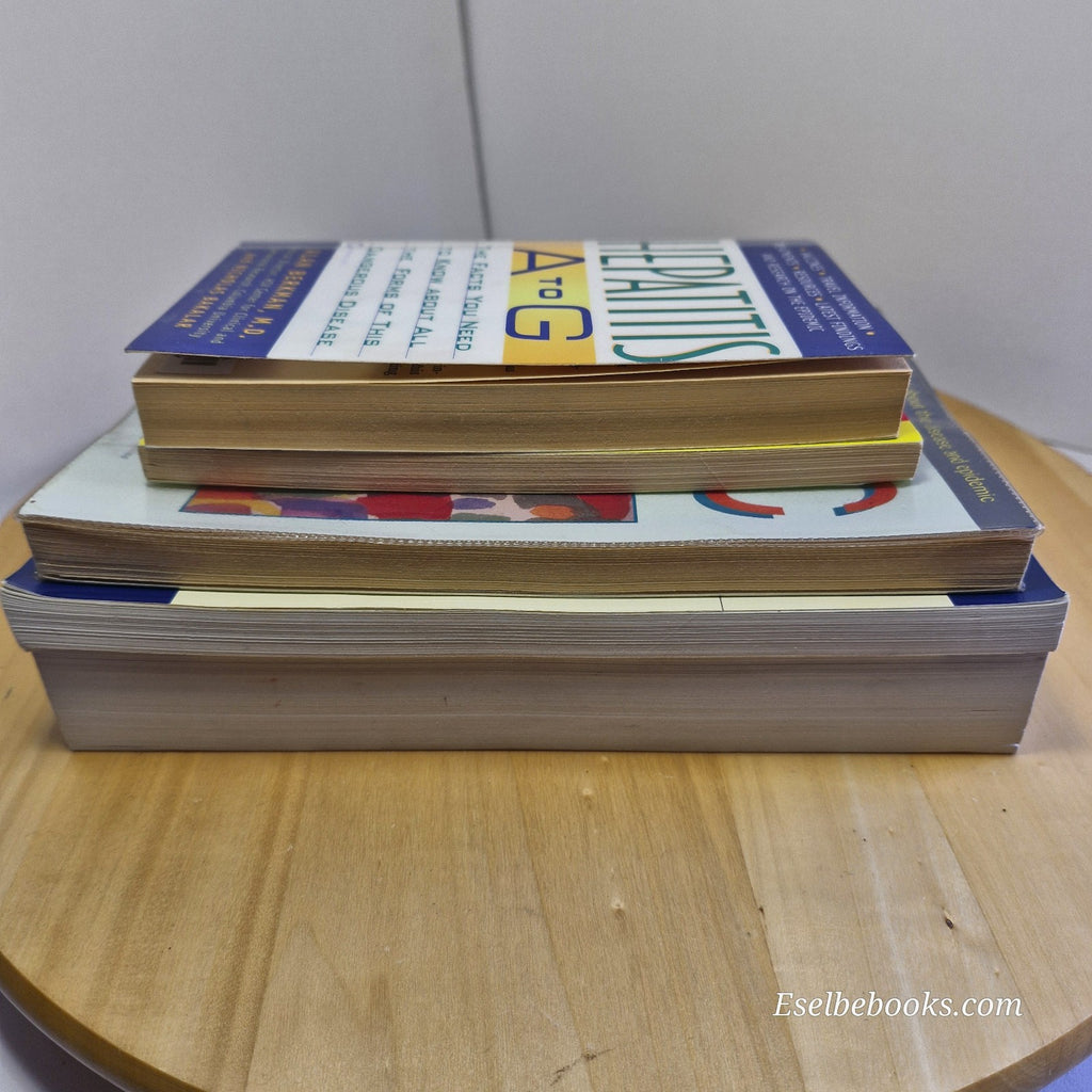 5 books about Hepatitis C - handbook/sourcebook and healing naturally - paperbac