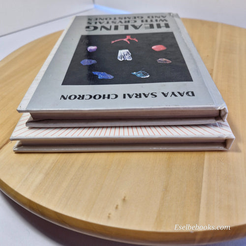 3 books on healing with crystals/gemstones/minerals - titles in description