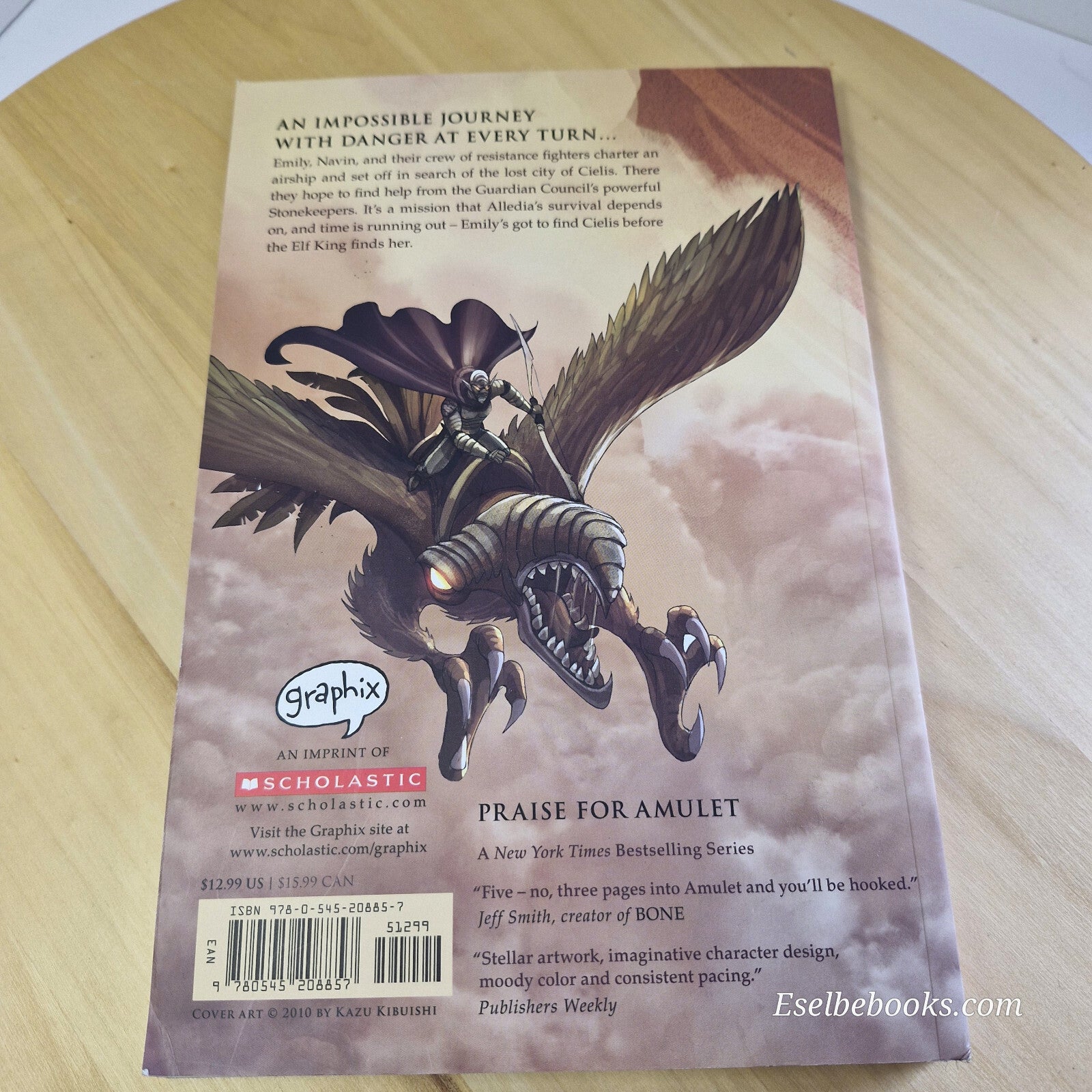 Amulet books 2 and 3 by Kazu Kibuishi - paperbacks