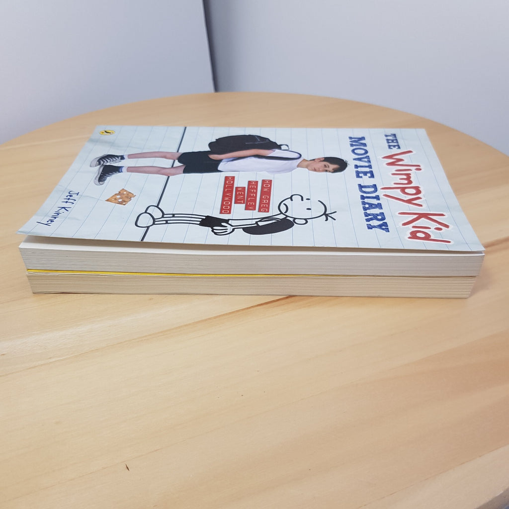 Diary of Wimpy Kid #4 and The Wimpy Kid Movie Diary by Jeff Kinney - paperbacks