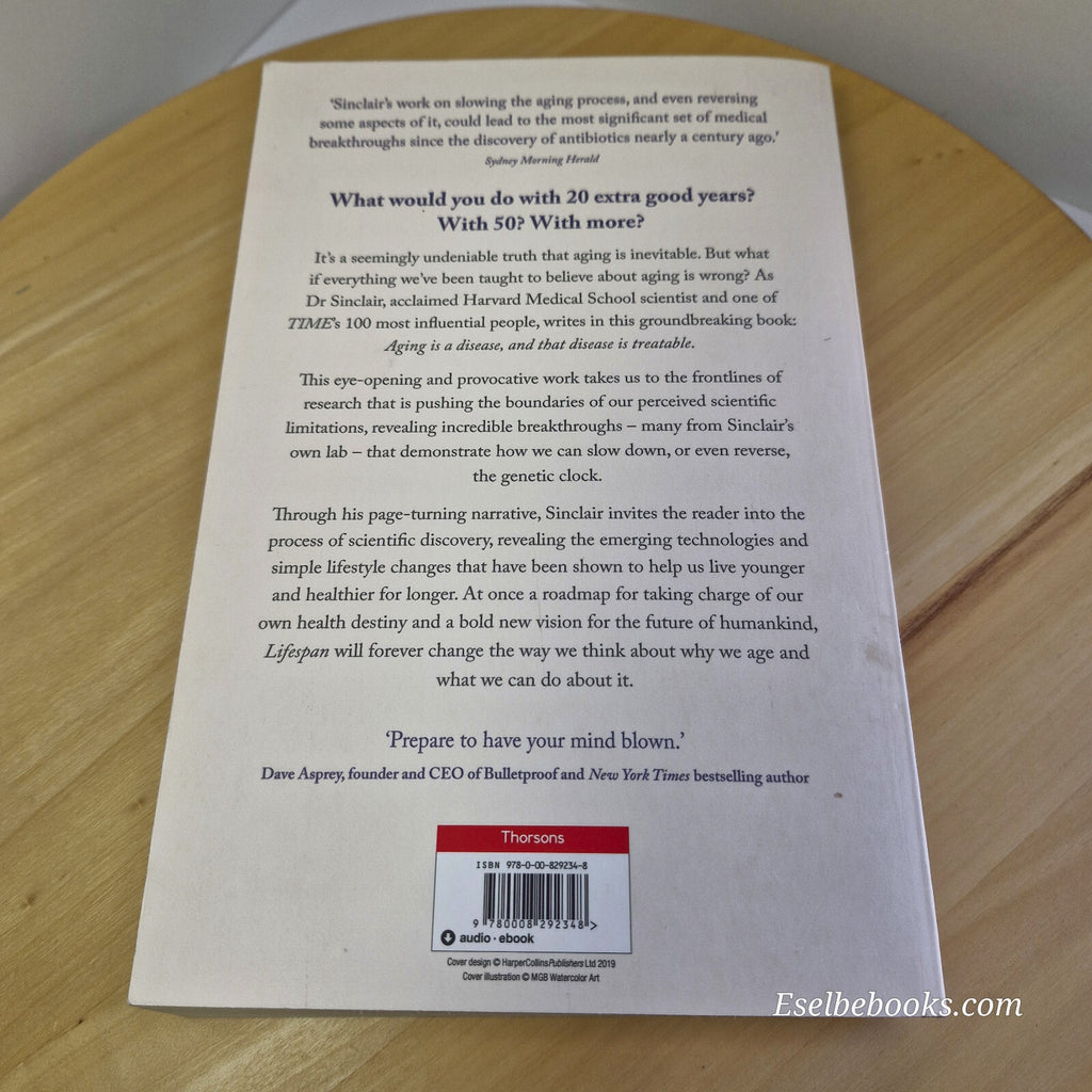 self-help: Lifespan Why We Age—and Why We Don't Have To By David A. Sinclair,...
