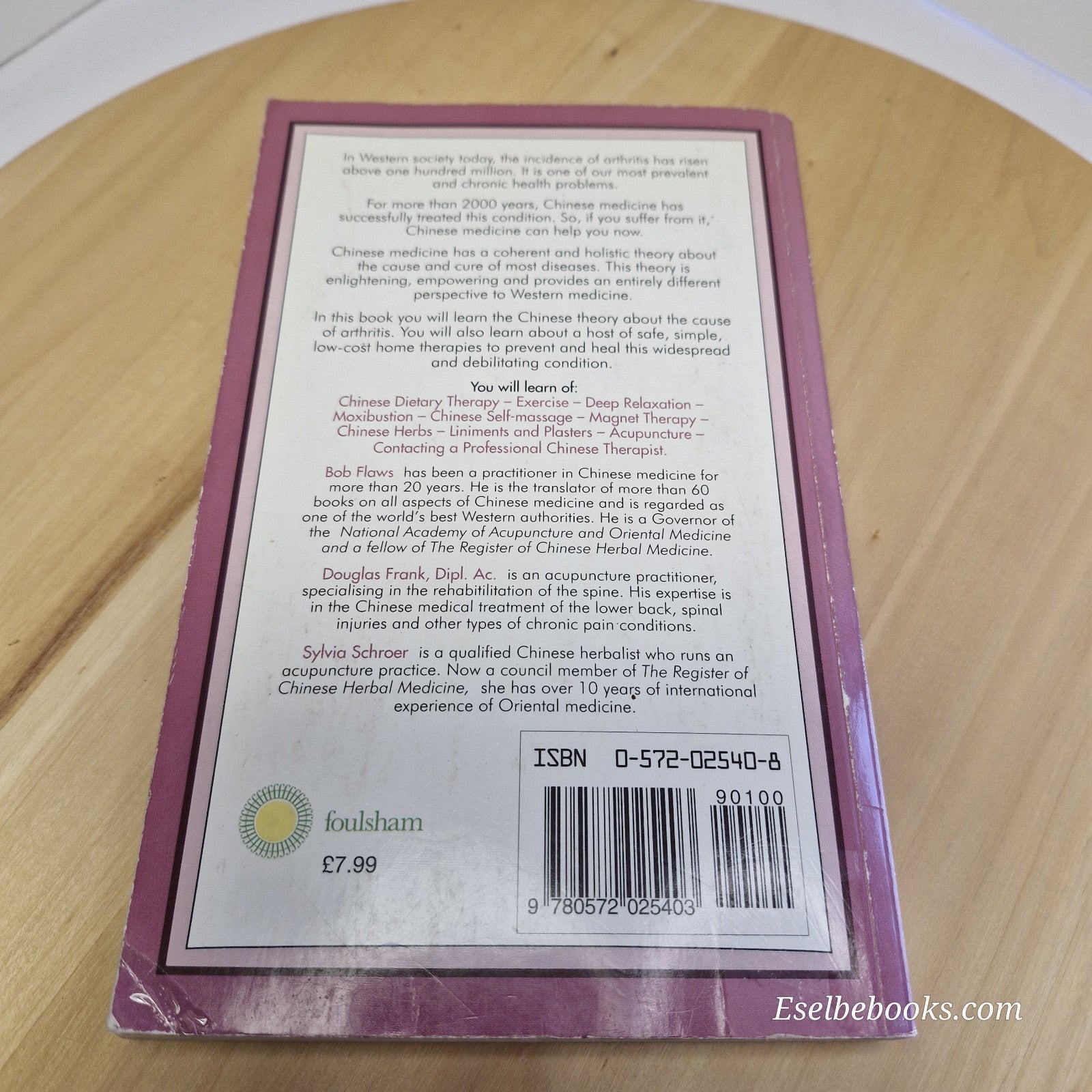 Chinese Medicine Cures Insomnia; Headaches; Arthritis & Hayfever By Bob Flaws