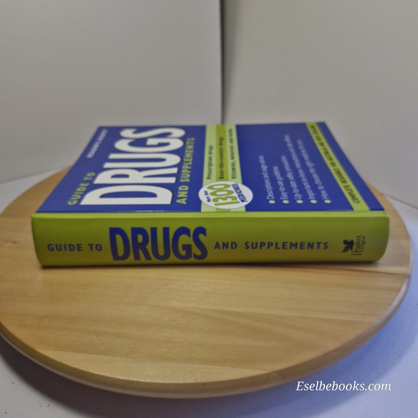 Guide to Drugs and Supplements by Reader's Digest Hardcover Over 1300 Medicines