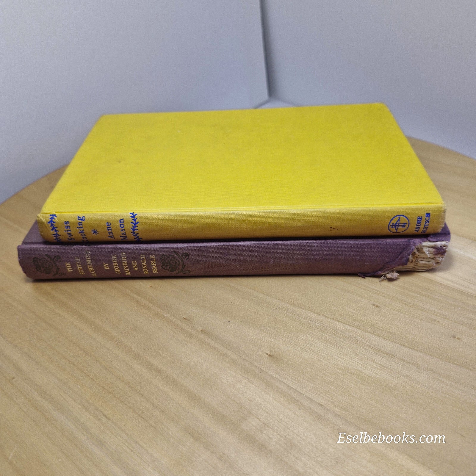 Vintage cookbooks: Swiss cooking & The Subtle Alchemist - hardbacks