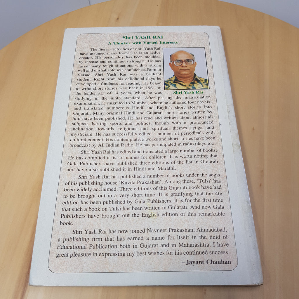 Health: Health Books Tulsi-Holy Basil By Yash Rai · 1998 - vintage paperback