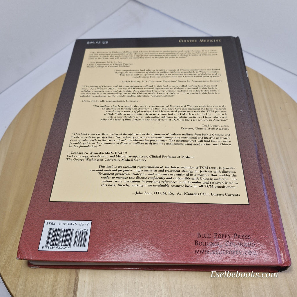 The Treatment of Diabetes Mellitus with Chinese Medicine by Flaws/Kuchinski - HB