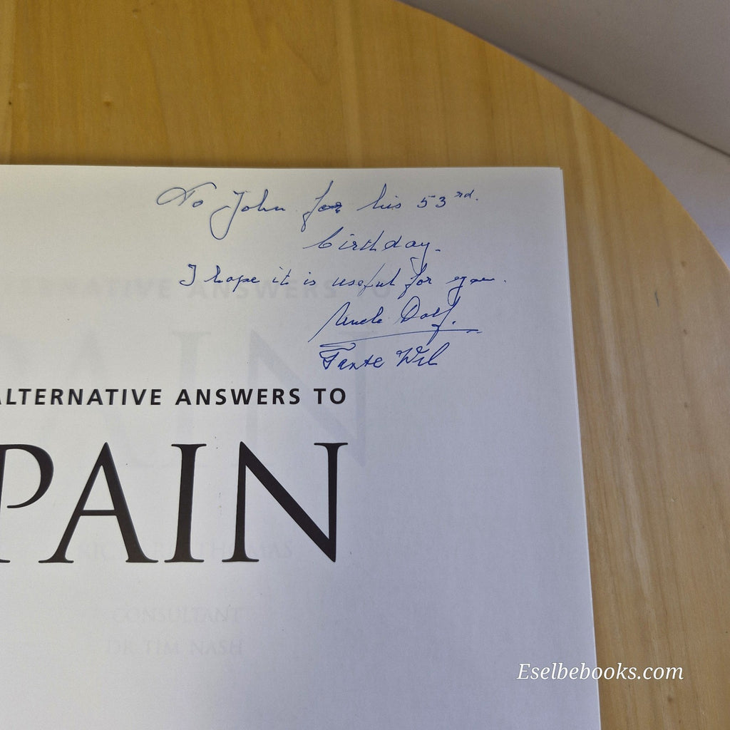 Reader's Digest's Alternative Answers To Pain - hardback with dust jacket