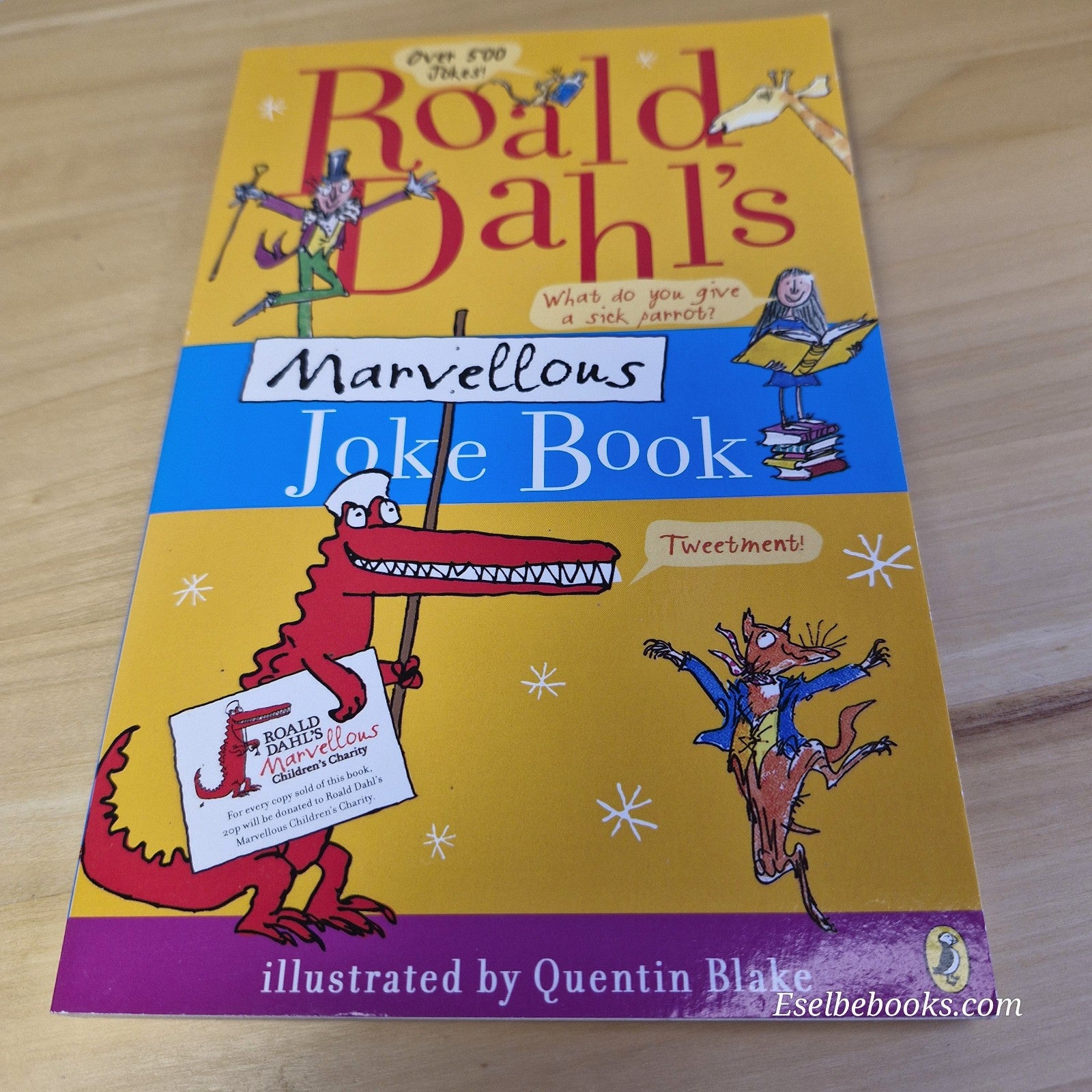 Roald Dahl's Marvellous Joke Book 2012 and Whizzpopping Joke Book 2016 - p'backs