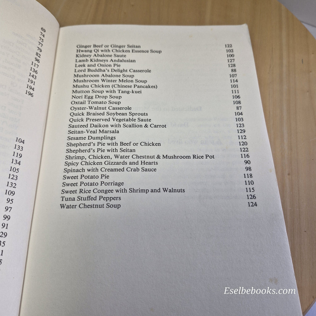 Prince Wen Hui's Cook: Chinese Dietary Therapy By Bob Flaws · 2013 - paperback