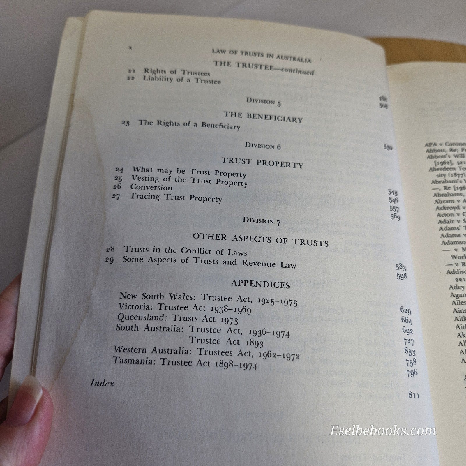 Jacobs' Law of Trusts in Australia By Kenneth Sydney Jacobs, Roderick Pitt Meagh