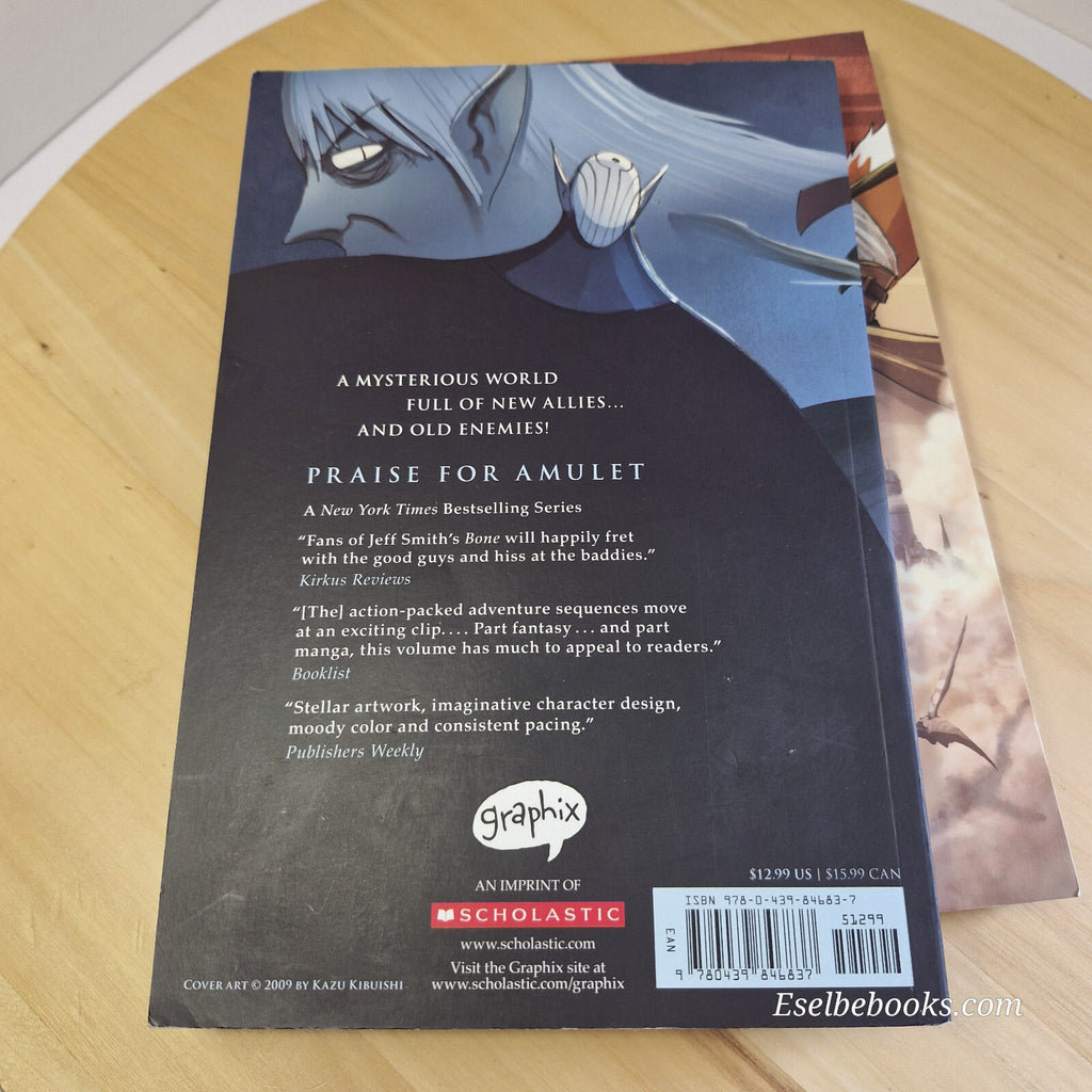 Amulet books 2 and 3 by Kazu Kibuishi - paperbacks