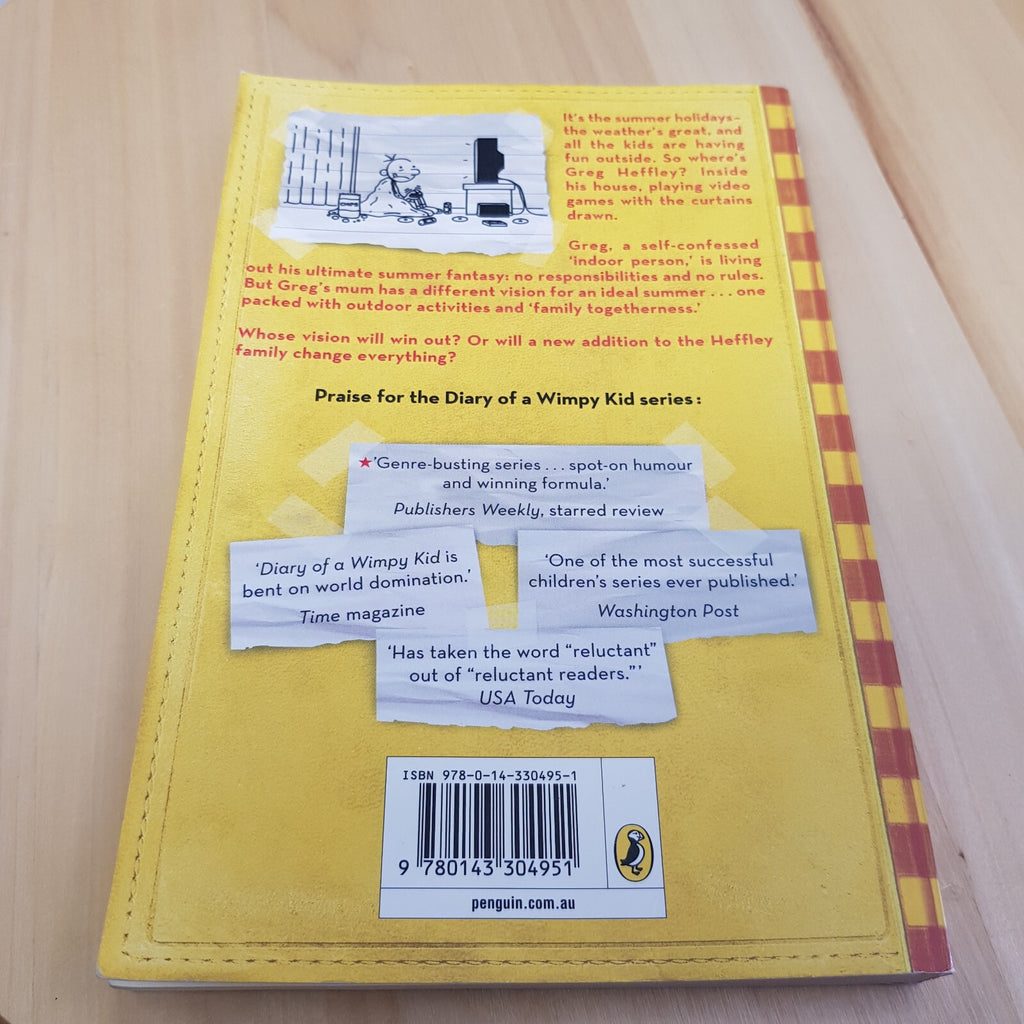 Diary of Wimpy Kid #4 and The Wimpy Kid Movie Diary by Jeff Kinney - paperbacks