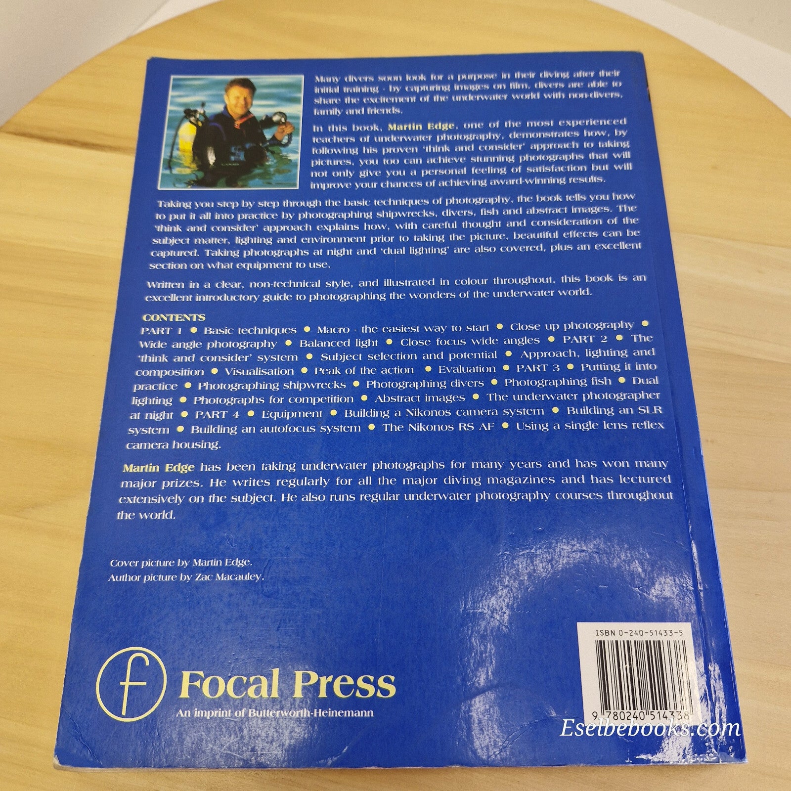 The Underwater Photographer By Martin Edge · 1996 - vintage paperback