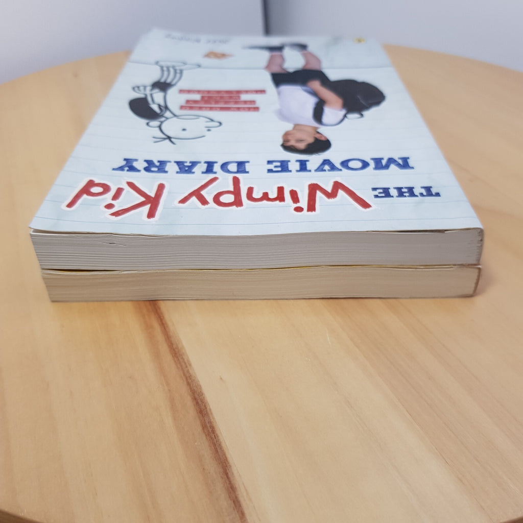 Diary of Wimpy Kid #4 and The Wimpy Kid Movie Diary by Jeff Kinney - paperbacks