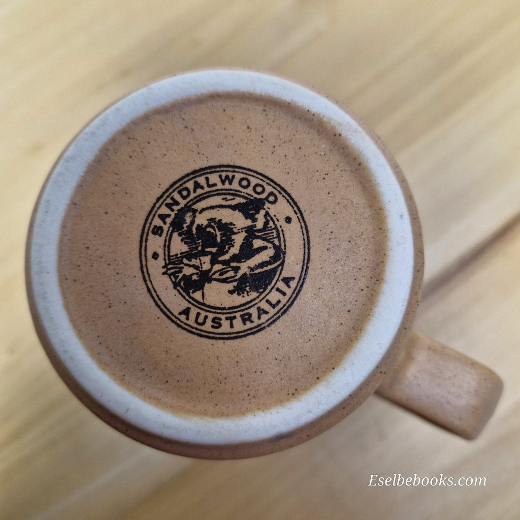 Sandalwood collectible ceramic mug - Dogs West, Western classic steward