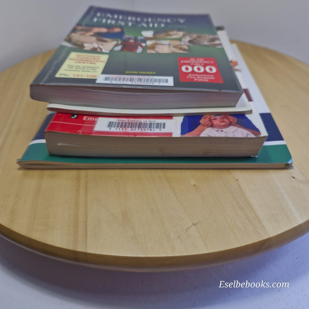 Emergency Medicine/first aid guides x 4 - Australian editions - paperbacks