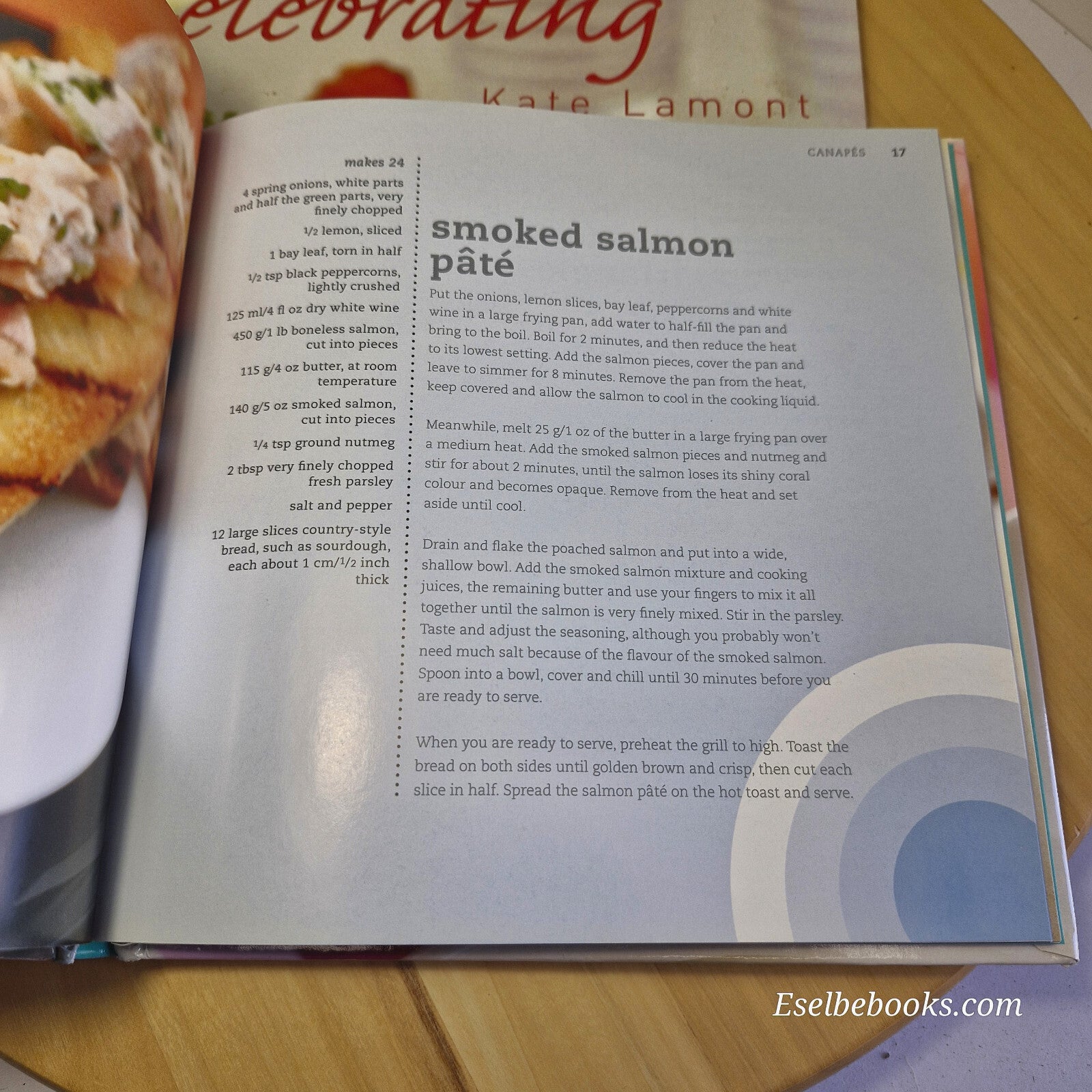 3 x entertaining/party food cookbooks - hardback/paperbacks
