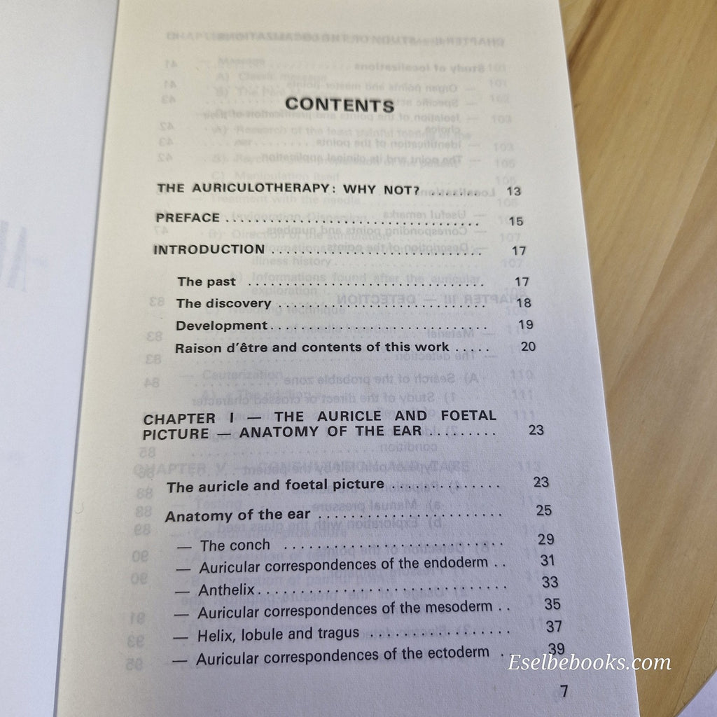 Handbook to Auriculotherapy By Paul F. M. Nogier · 1998 - paperback