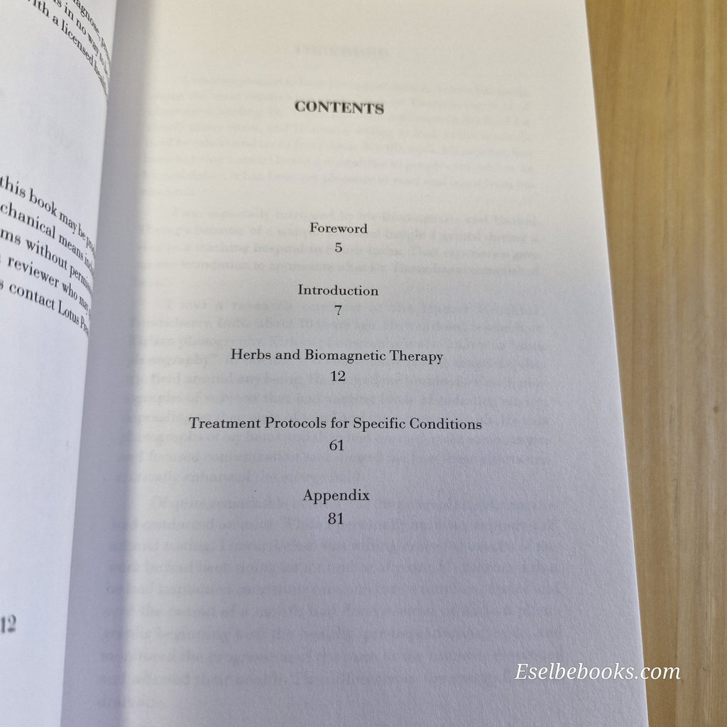 Biomagnetic and Herbal Therapy by Dr Michael Tierra - paperback