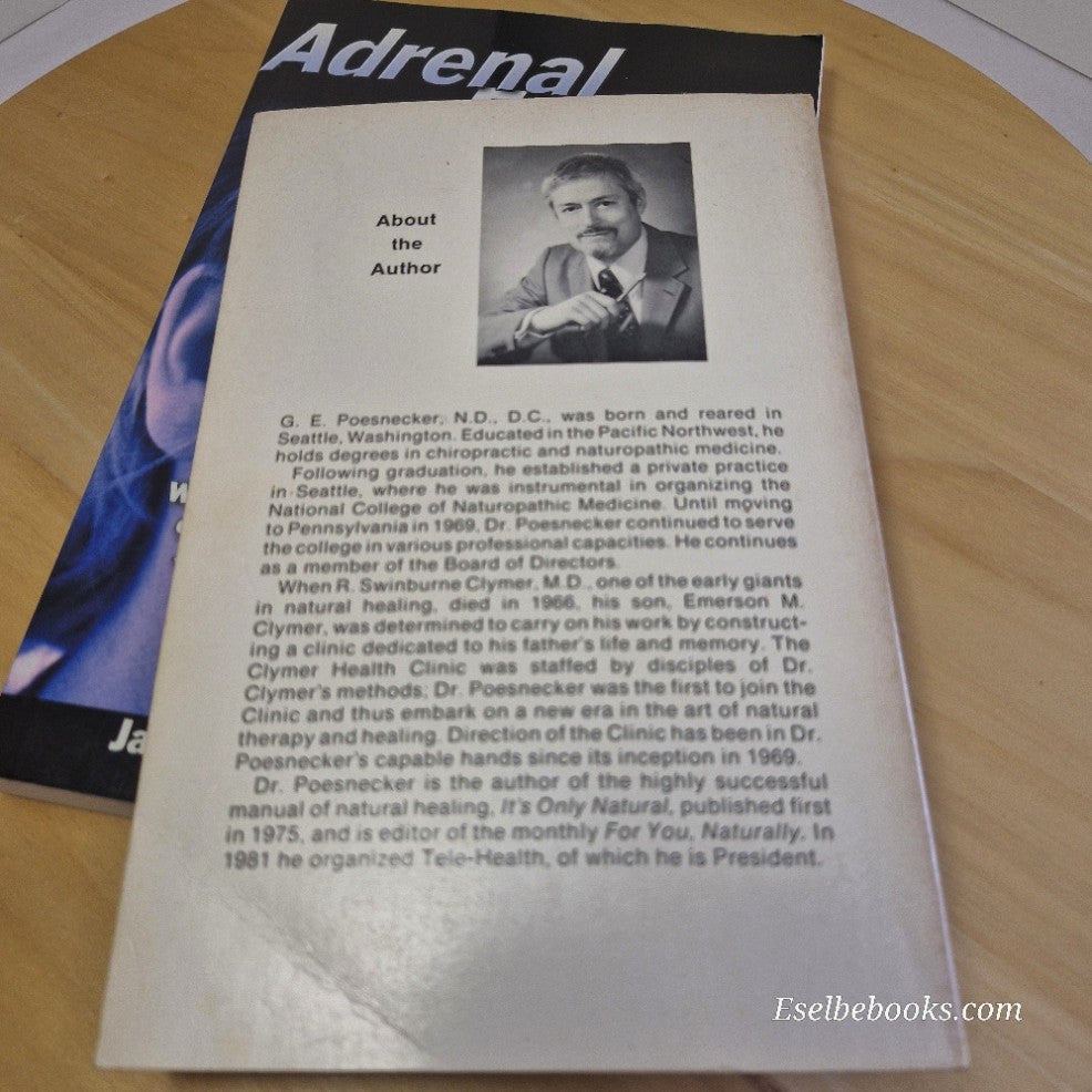 2 adrenal fatigue/syndrome treatment books - paperbacks