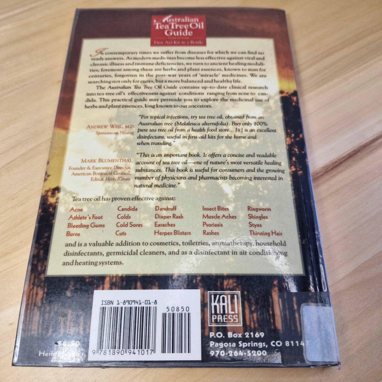 Health: Australian Tea Tree Oil Guide First Aid Kit in a Bottle By Cynthia B....