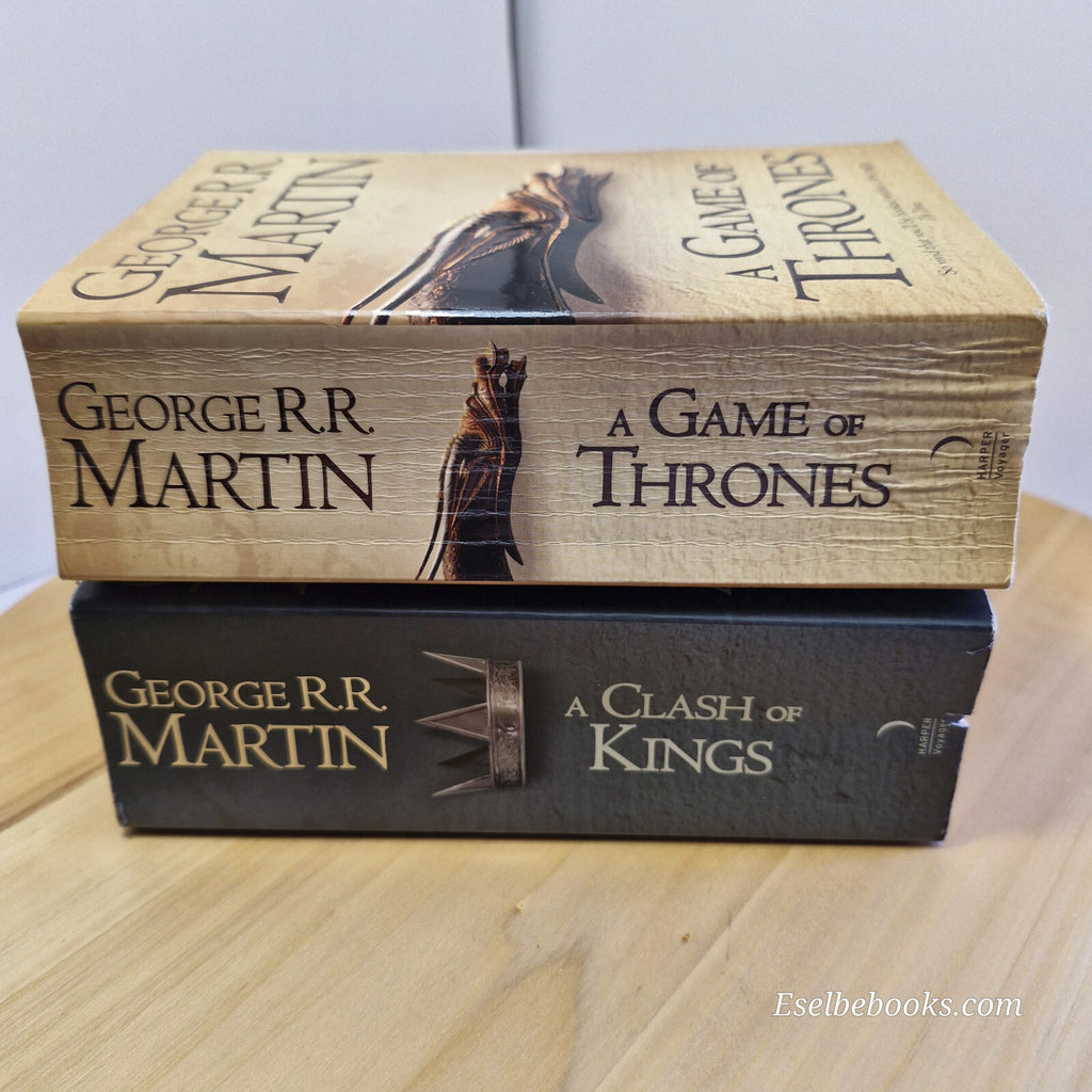 George R R Martin - A Game of Thrones & A Clash of Kings - paperbacks