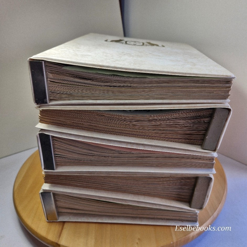 Australia’s Heritage Periodicals volumes 2 - 6 in vinyl files - vintage