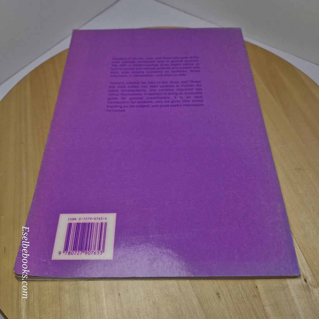 ABC of Otolaryngology By Harold Ludman · 1993 - paperback