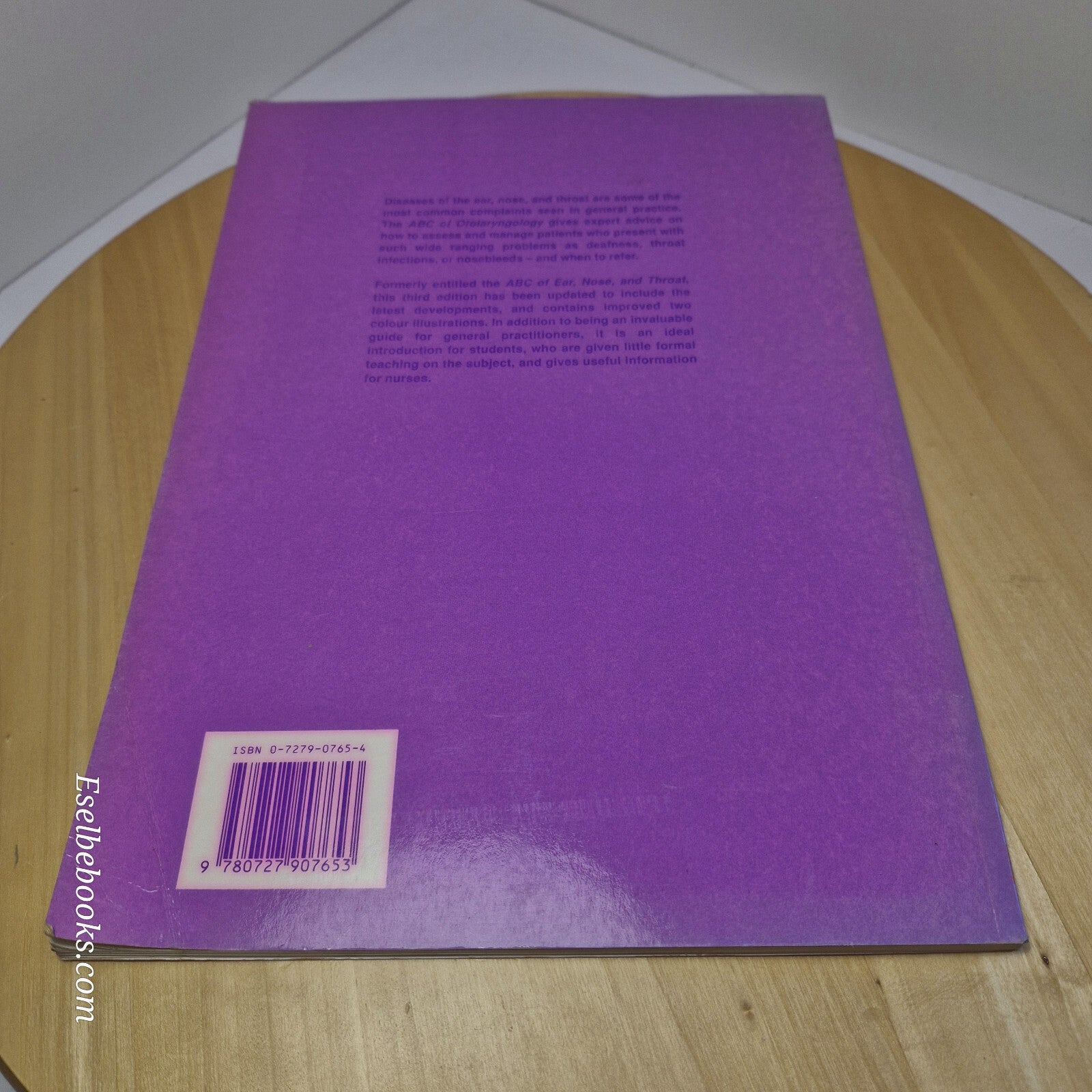 ABC of Otolaryngology By Harold Ludman · 1993 - paperback