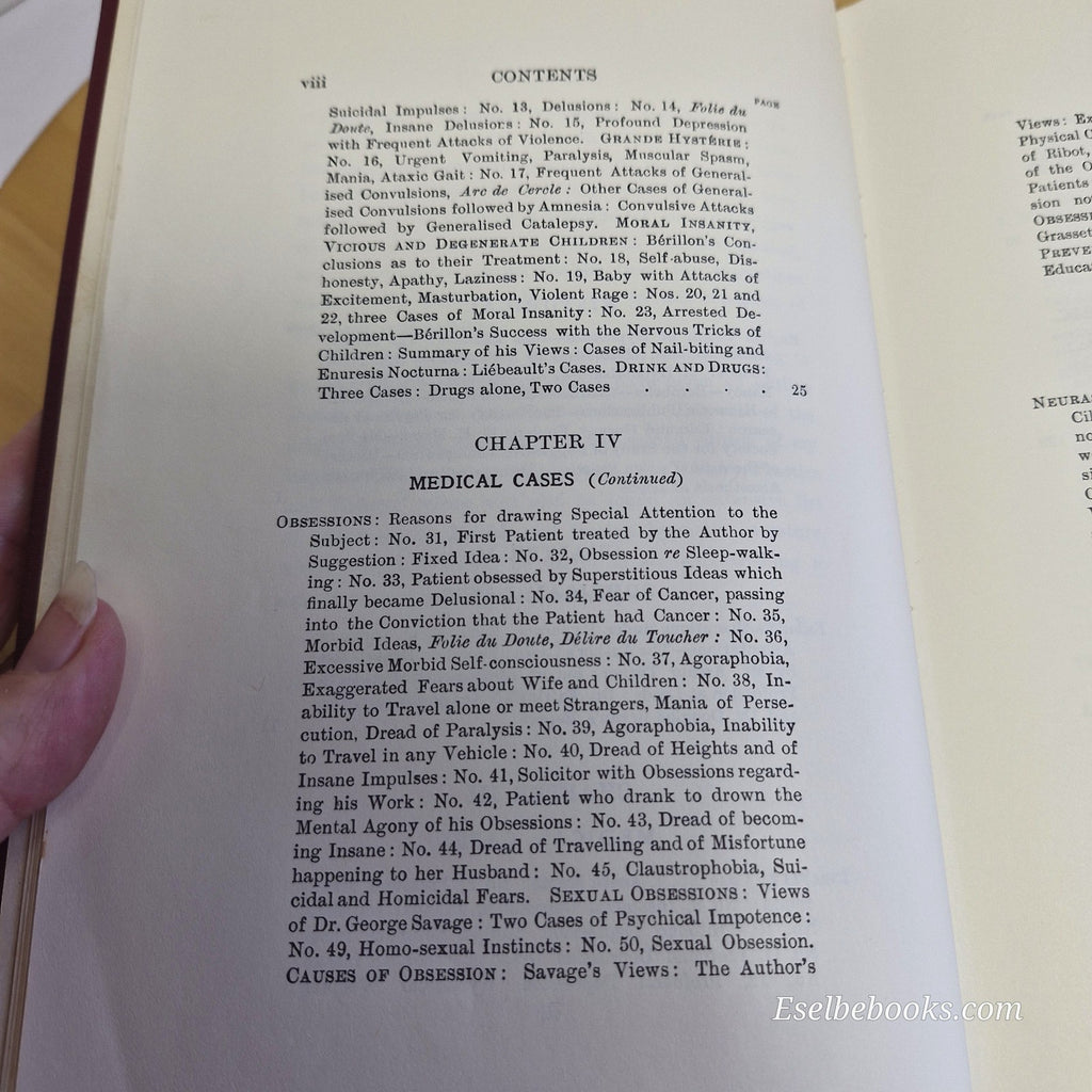 Hypnotism and Treatment by Suggestion By J. Milne Bramwell - 1982 hardback