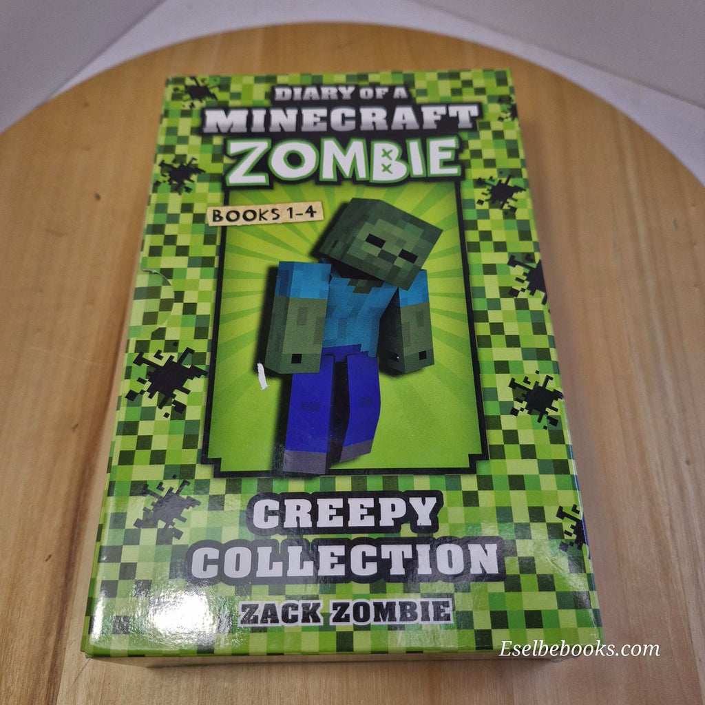 Diary of a Minecraft Zombie Creepy Collection Books 1-4 in slipcase - paperbacks