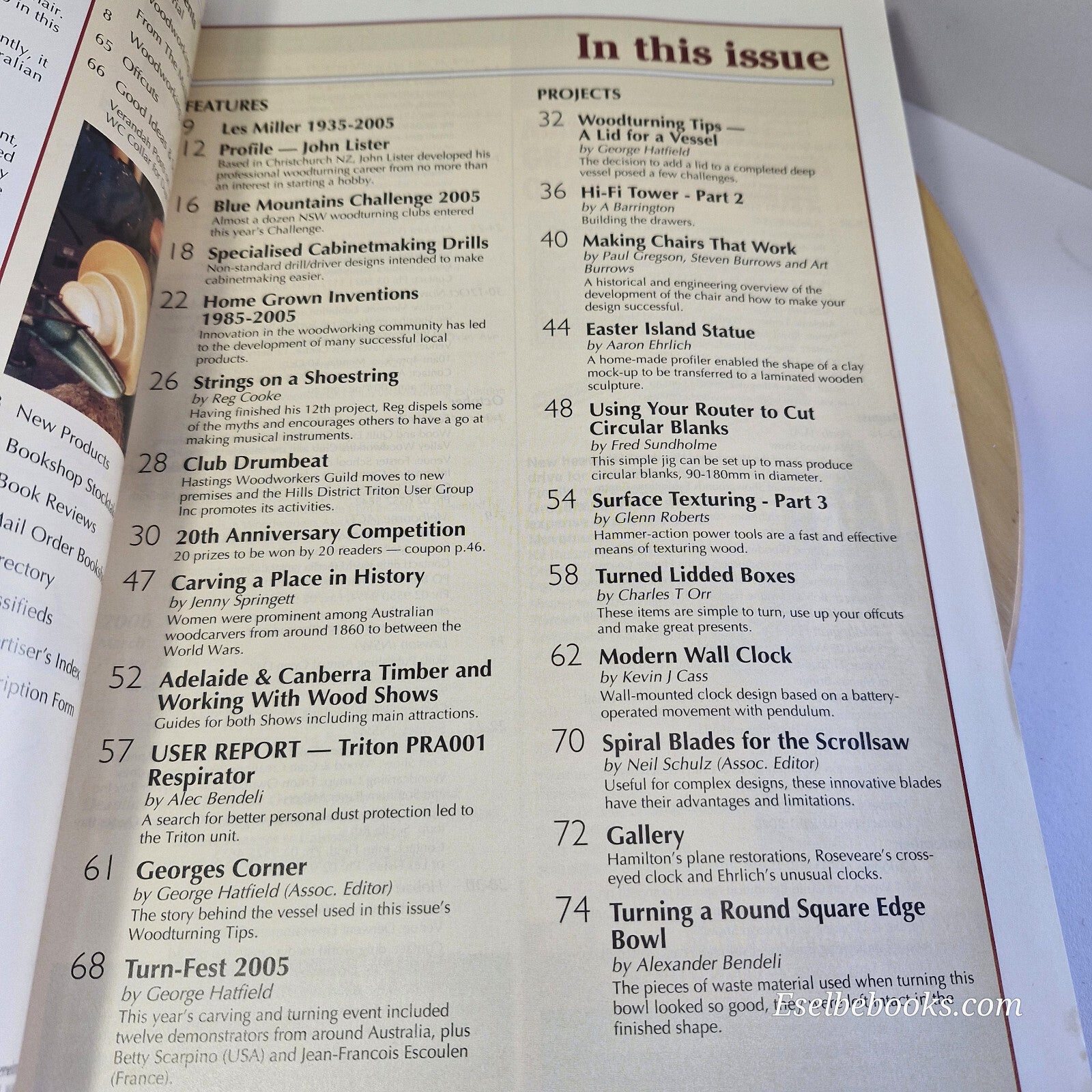 Various vintage wood working magzines x 9