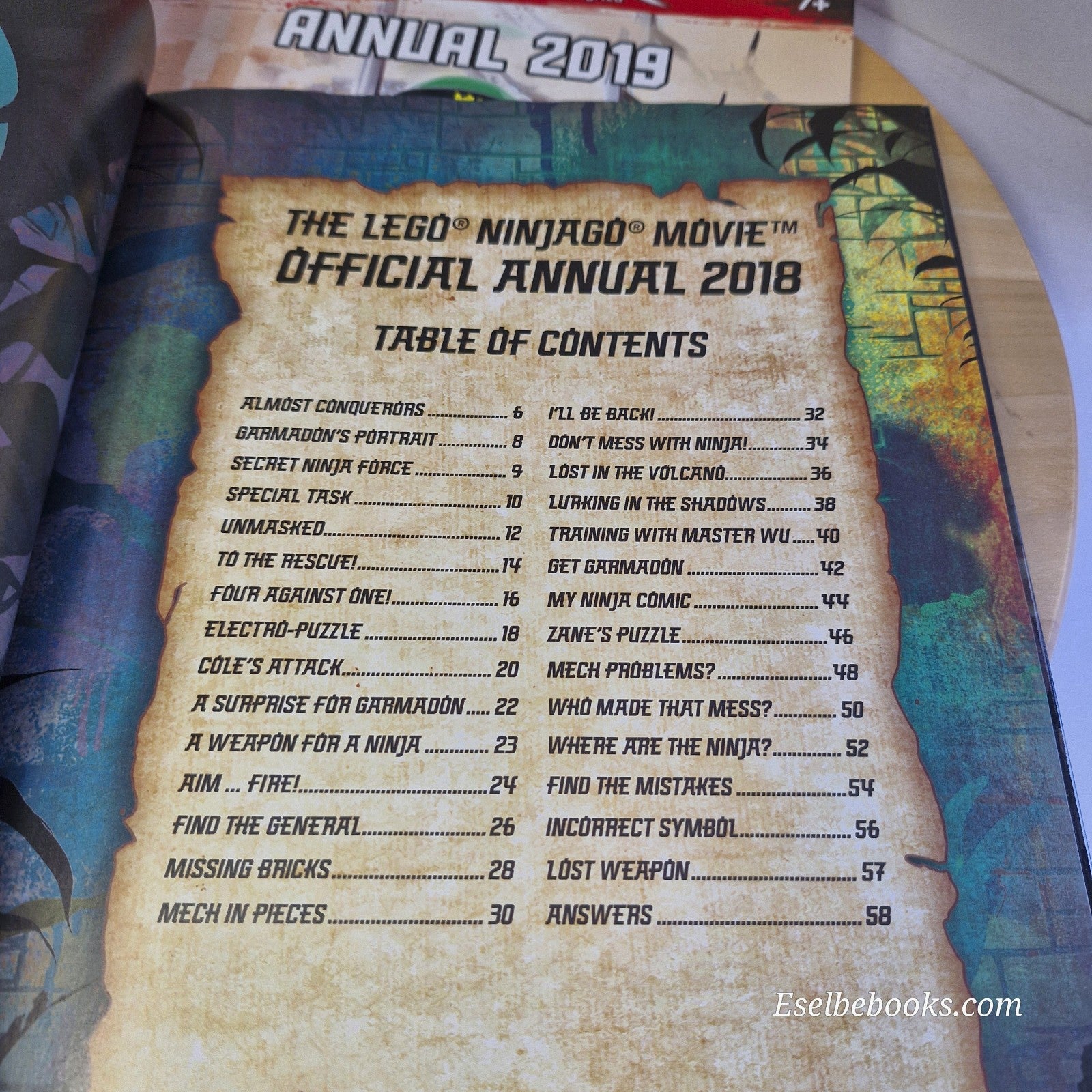Lego Ninjago annuals 2018 & 2019 - hardbacks - NO mini figures