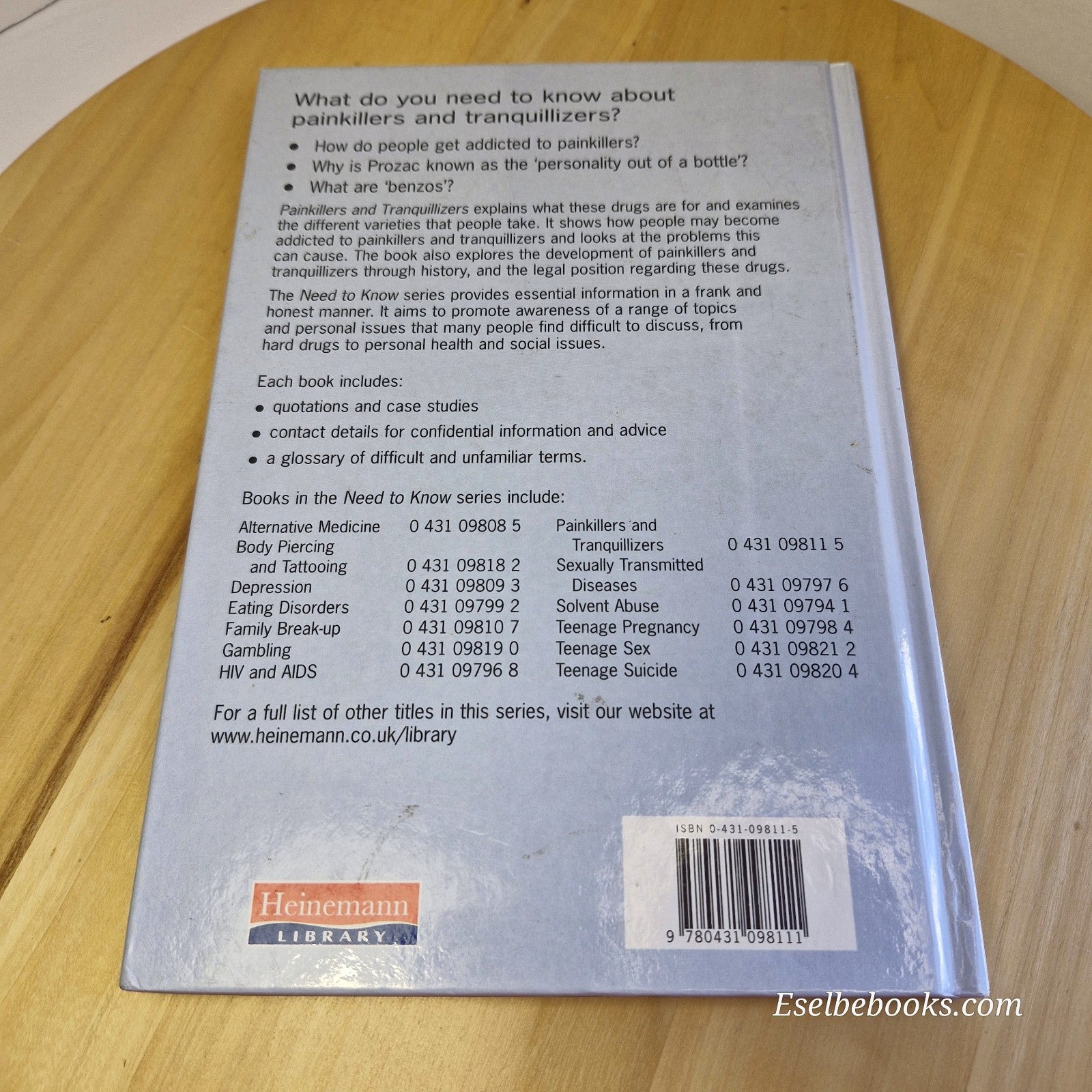 Need To Know Painkillers and Tranquillisers Michael Durham