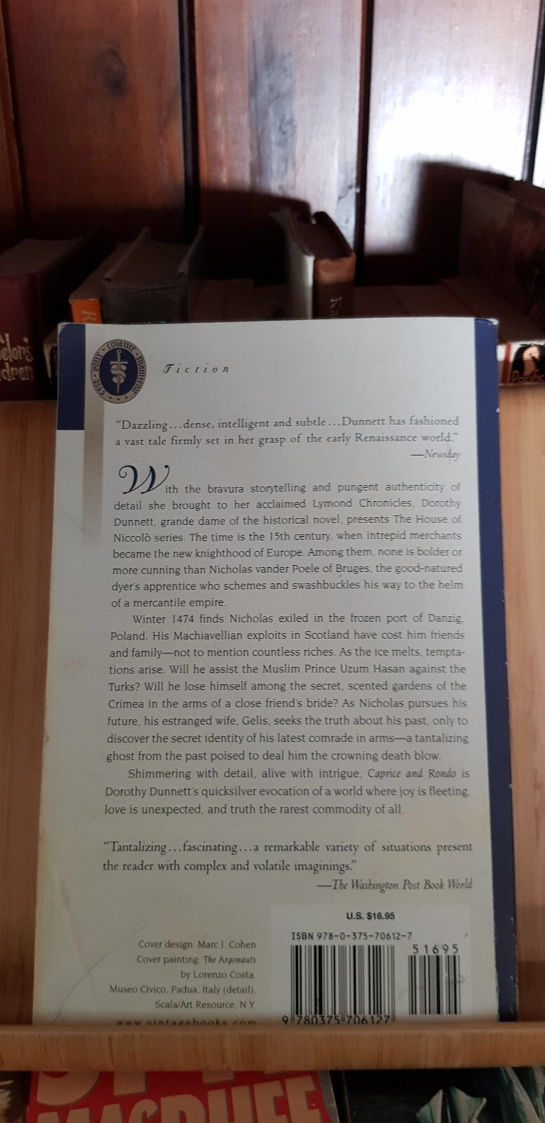 Historical fiction: Caprice and Rondo by Dorothy Dunnett - paperback