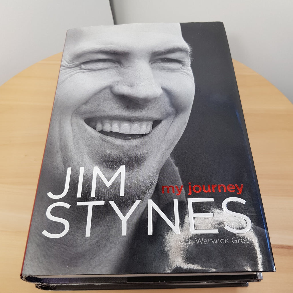 Jim Stynes & Jason Akermanis - autobiographies - hardbacks with dust jackets