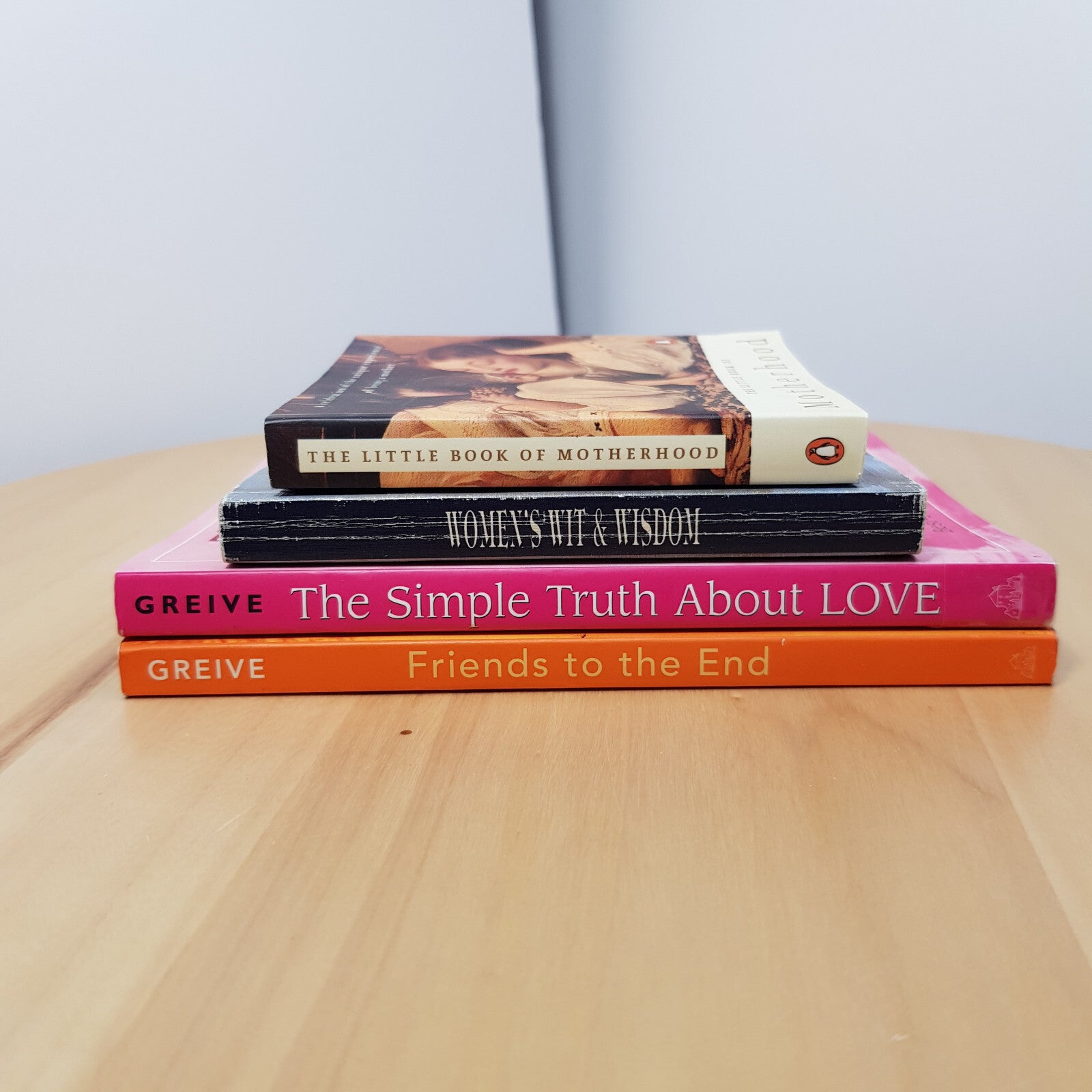 4 x small self help/quotations books - paperbacks